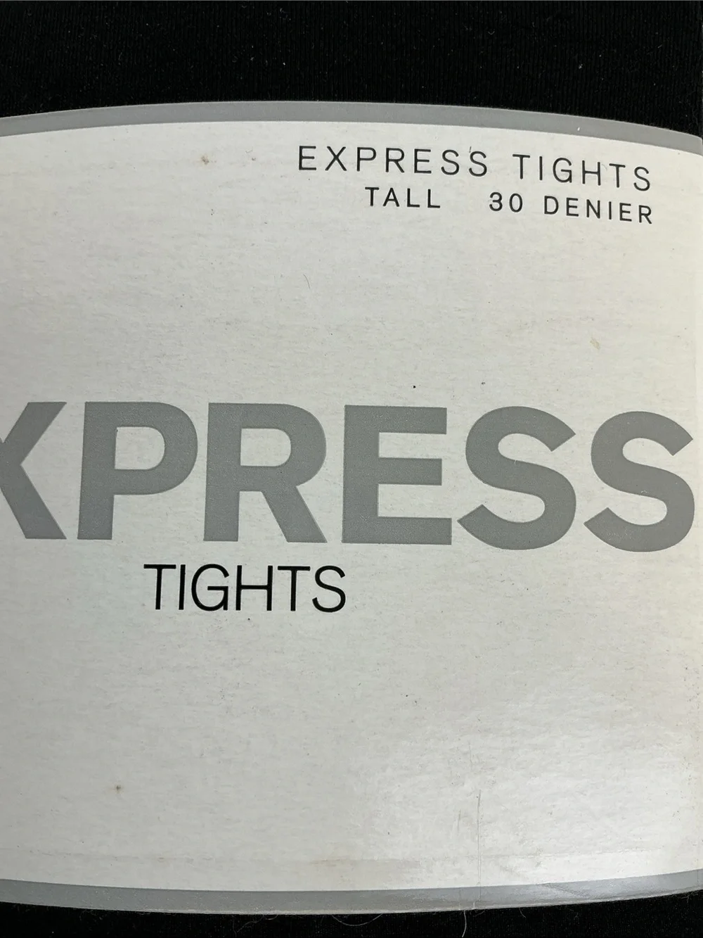 Express Control Top Tall Tights 2 pair Bundle Black